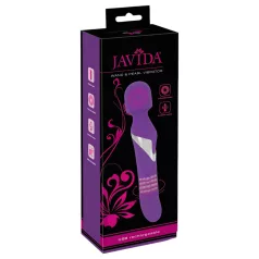   Javida Wand & Pearl - vibratore massaggiante 2in1 - silicone viola