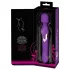 Javida Wand & Pearl - vibratore massaggiante 2in1 - silicone viola