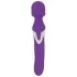 Javida Wand & Pearl - vibratore massaggiante 2in1 - silicone viola