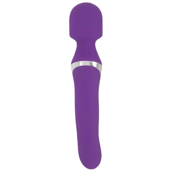 Javida Wand & Pearl - vibratore massaggiante 2in1 - silicone viola