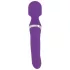Javida Wand & Pearl - vibratore massaggiante 2in1 - silicone viola