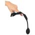 Rebel - anello pene e scroto con vibratore anale - nero