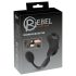 Rebel - anello pene e scroto con vibratore anale - nero