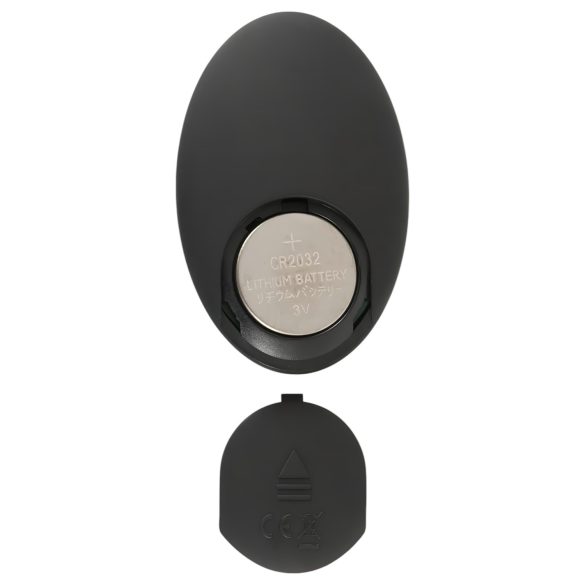 ANOS - vibratore anale rotante con perle - nero