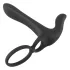 Black Velvets - vibratore coppia ricaricabile e anello fallico 2in1 - nero
