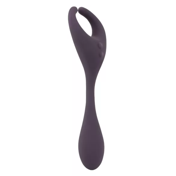 Couples Choice - Vibratore doppio motore ricaricabile wireless - viola