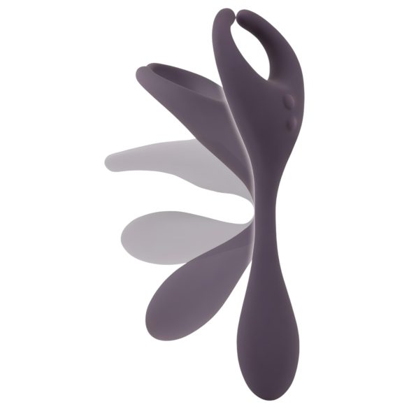 Couples Choice - Vibratore doppio motore ricaricabile wireless - viola