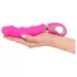 SMILE Soft - vibratore ricaricabile riscaldante - silicone rosa