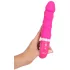 SMILE Soft - vibratore ricaricabile riscaldante - silicone rosa