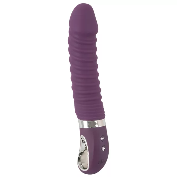 SMILE Soft - vibratore ricaricabile riscaldante - silicone viola