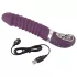 SMILE Soft - vibratore ricaricabile riscaldante - silicone viola