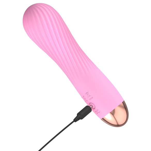 Cuties Mini - vibratore spirale ricaricabile impermeabile - rosa