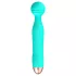 Cuties Mini Wand - vibratore massaggiante ricaricabile, impermeabile (verde)
