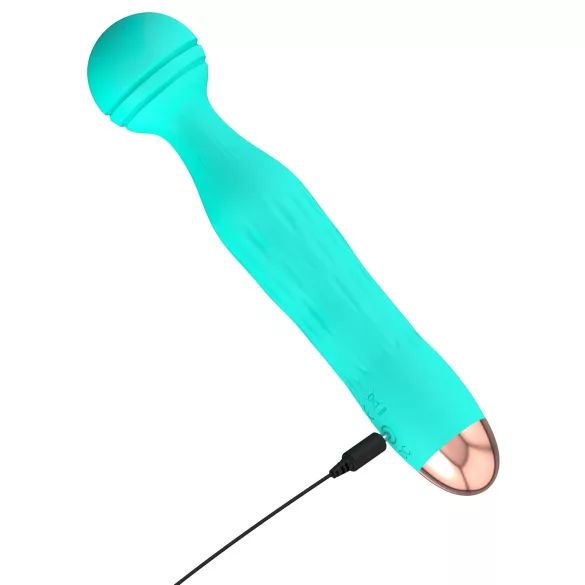 Cuties Mini Wand - vibratore massaggiante ricaricabile, impermeabile (verde)