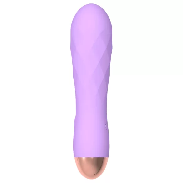 Cuties Mini - vibratore ricaricabile impermeabile con rilievi - silicone lilla