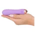 Cuties Mini - vibratore ricaricabile impermeabile con rilievi - silicone lilla