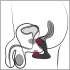 Svakom Vick Neo - vibratore anale ricaricabile VR - silicone nero