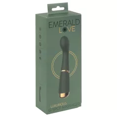   Emerald Love - vibratore punto G ricaricabile impermeabile verde
