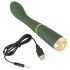 Emerald Love - vibratore Punto G ricaricabile e impermeabile (verde)