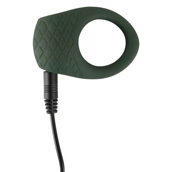 Emerald Love - anello fallico vibrante ricaricabile impermeabile - verde