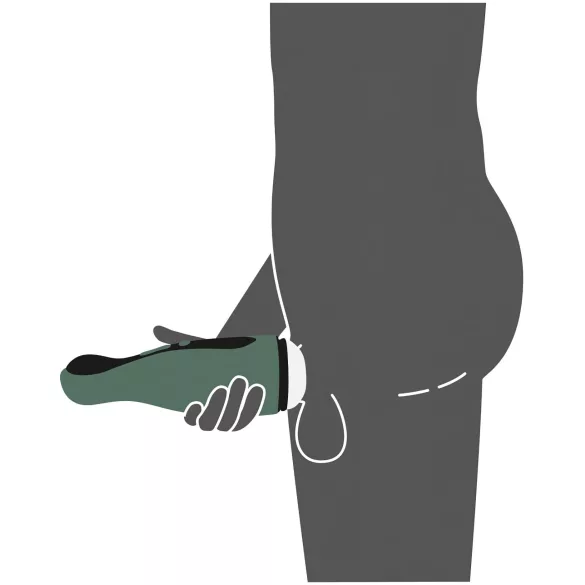 Rebel - masturbatore maschile ricaricabile - funzione succhiante e vibrante