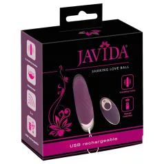   Javida Shaking Love - vibratore a pallina wireless - vibrazione pulsante - lilla