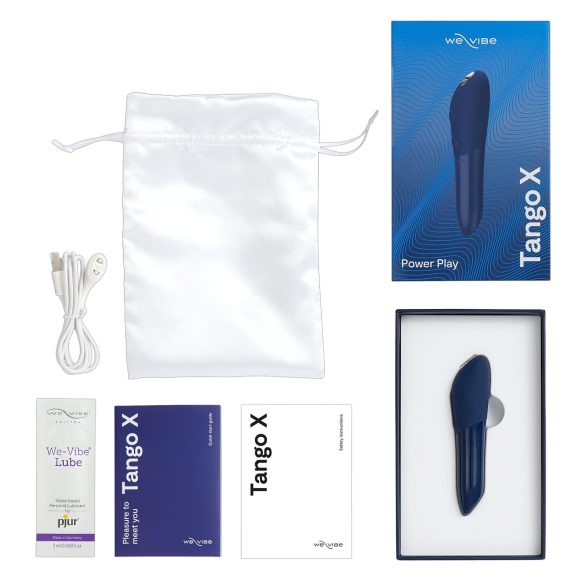 We-Vibe Tango X - vibratore bullet impermeabile - silicone blu