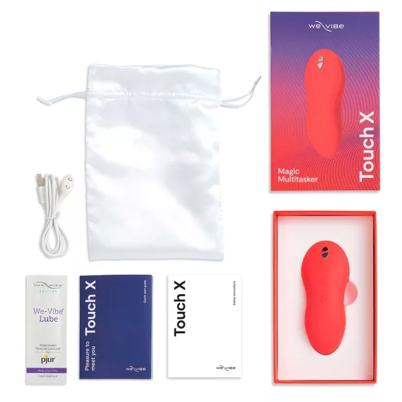 We-Vibe Touch X - vibratore clitoride ricaricabile impermeabile - corallo