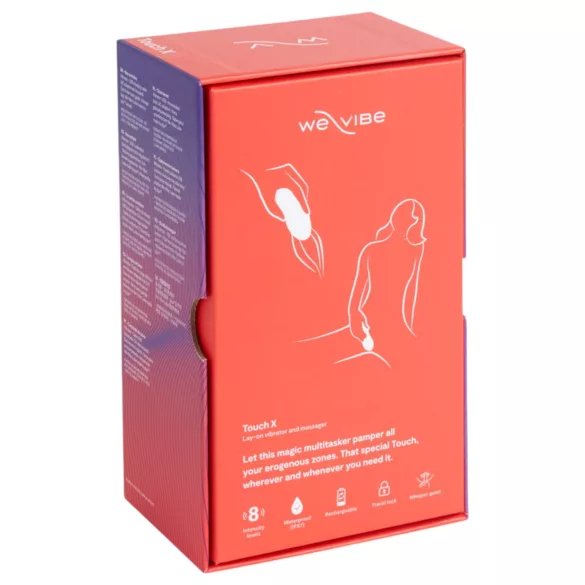 We-Vibe Touch X - vibratore clitoride ricaricabile impermeabile - corallo