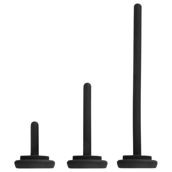 Rebel - vibratore per glande con dilatatore - nero