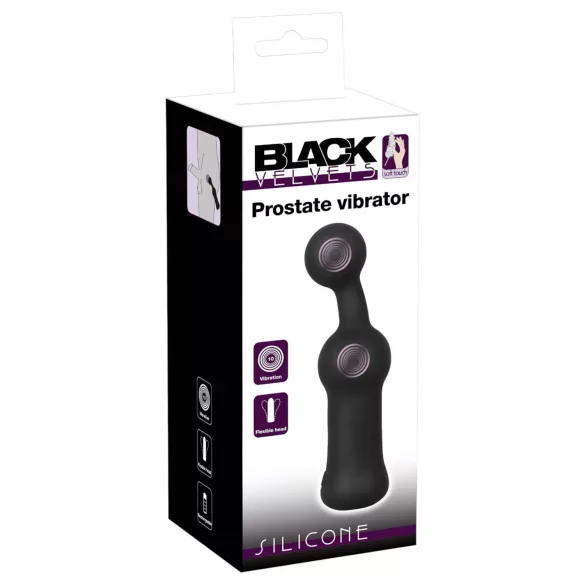Black Velvets - Vibratore prostatico (nero)