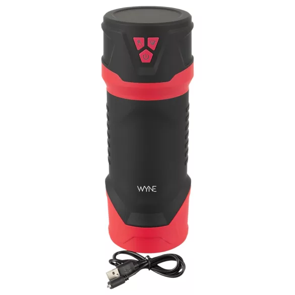 WYNE 04 - masturbatore a batteria, vibrante e succhiante (marrone)