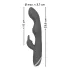 SMILE - vibratore flessibile doppia stimolazione punto A e G - silicone viola