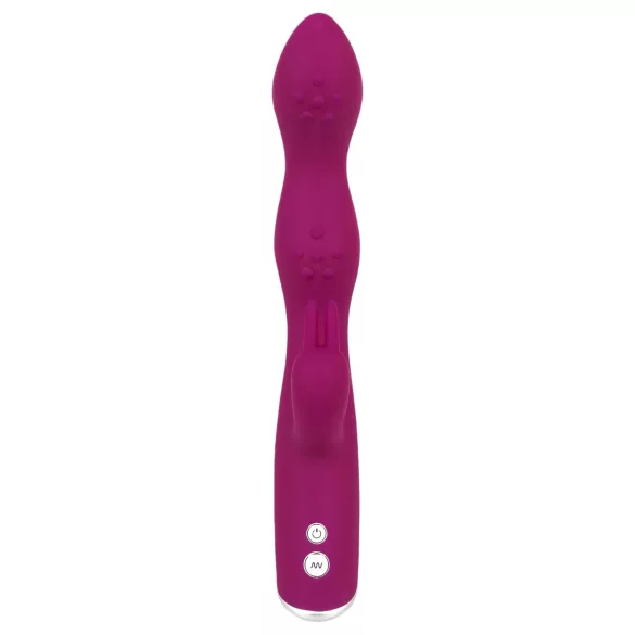 SMILE - vibratore flessibile doppia stimolazione punto A e G - silicone viola