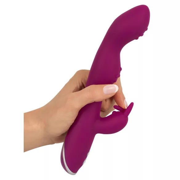 SMILE - vibratore flessibile doppia stimolazione punto A e G - silicone viola