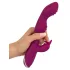 SMILE - vibratore flessibile doppia stimolazione punto A e G - silicone viola