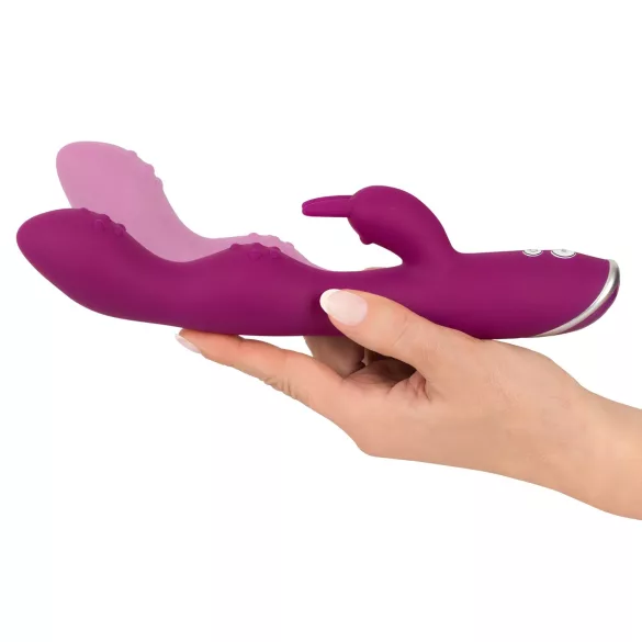 SMILE - vibratore flessibile doppia stimolazione punto A e G - silicone viola