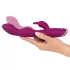 SMILE - vibratore flessibile doppia stimolazione punto A e G - silicone viola