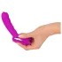Javida - vibratore punto G e clitoride - stimolatore doppio - viola