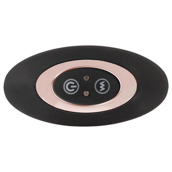 ANOS - vibratore anale con telecomando wireless - nero