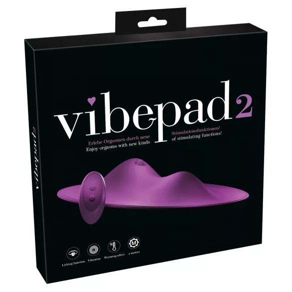 VibePad 2 - vibratore cuscino leccatore - silicone viola