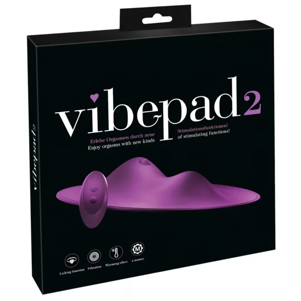 VibePad 2 - vibratore cuscino leccatore - silicone viola