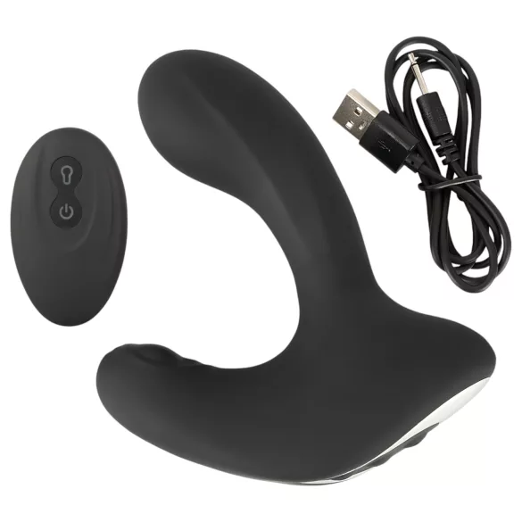 Rebel RC - vibratore anale gonfiabile ricaricabile telecomandato - nero