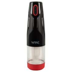   WYNE 05 - masturbatore rotante ricaricabile - silicone nero bianco