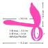 Couples Choice - anello fallico ricaricabile con telecomando - silicone viola