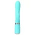 Pillow Talk Lively - vibratore turquoise, ricaricabile con stimolatore clitorideo