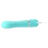 Pillow Talk Lively - vibratore turquoise, ricaricabile con stimolatore clitorideo