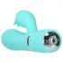 Pillow Talk Lively - vibratore turquoise, ricaricabile con stimolatore clitorideo