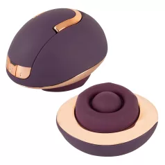   Belou - vibratore massaggiatore vulva rotante ricaricabile - viola