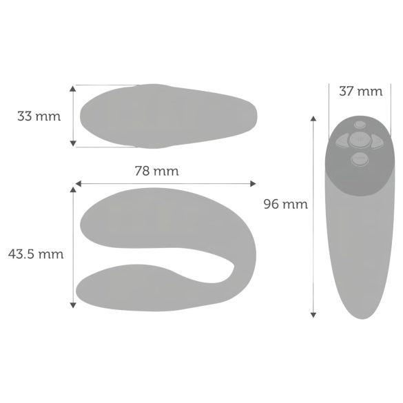 We-Vibe Chorus - vibratore coppia ricaricabile intelligente - arancione